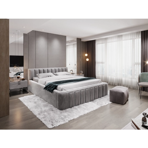 Łóżko Tapicerowane do Sypialni Rozmiary Kolory