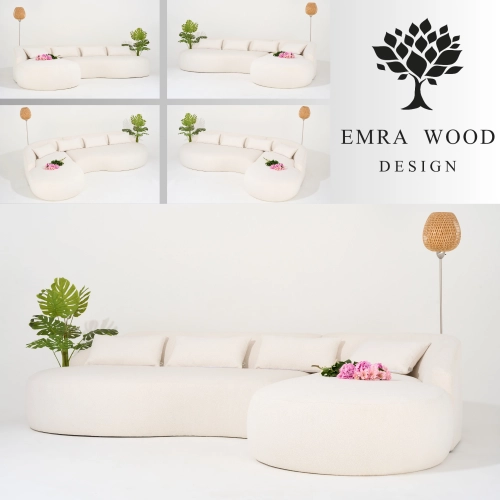 Narożnik Porto Tkanina MANZA BOUCLÉ