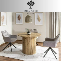 Krzesło Obrotowe KR-143 Kolory Tkanina Kolor Szary