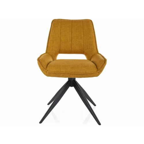 Krzesło Obrotowe KR-144 Kolory Tkanina Kolor Curry