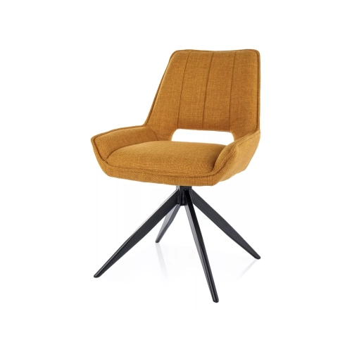 Krzesło Obrotowe KR-144 Kolory Tkanina Kolor Curry