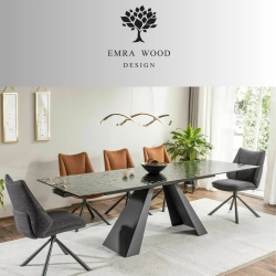 Krzesło Obrotowe KR-148 Kolory Tkanina Kolor Cynamonowy