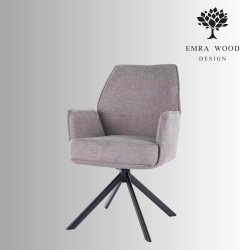 Krzesło Obrotowe KR-149 Kolory Tkanina Kolor Szary