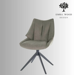 Krzesło Obrotowe KR-150 Kolory Tkanina Kolor Oliwkowy