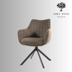 Krzesło Obrotowe KR-152 Kolory Tkanina Kolor Oliwkowy