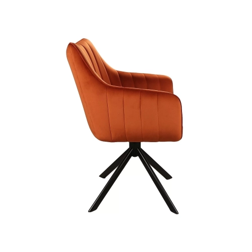 Krzesło Obrotowe KR-152 Kolory Tkanina Kolor Cynamonowy