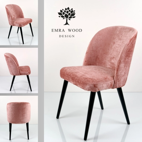 Krzesło tapicerowane DELUXE KR-2 Tkanina Miu 2034