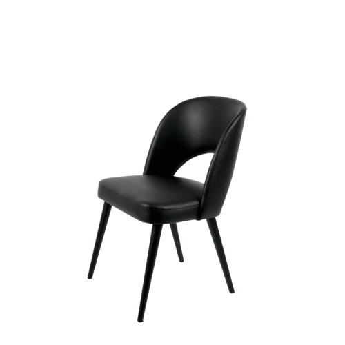 PRODUCENT Krzesło DELUXE KR-5 Eko-skóra Czarna