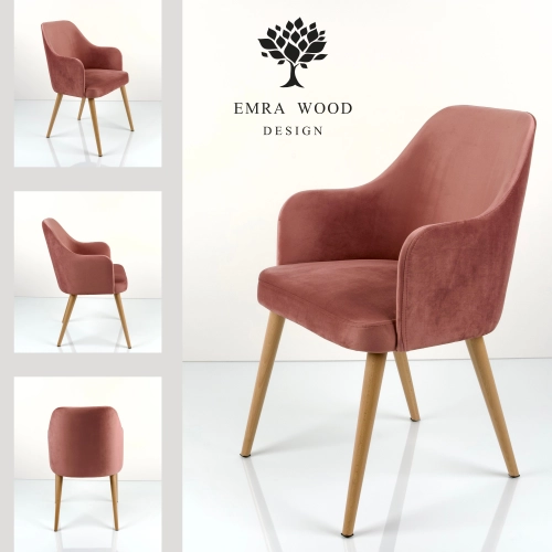 Krzesło tapicerowane DELUXE KR-9 Tkanina Piano 20