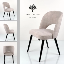 Krzesło tapicerowane DELUXE KR-5 Tkanina Vera 01