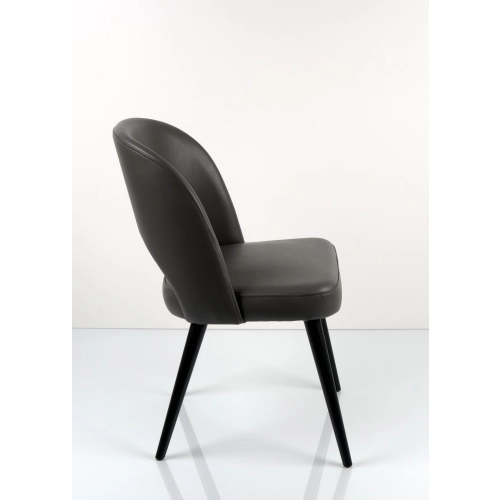 PRODUCENT Krzesło DELUXE KR-5 Eko-skora Grafitowa 2528