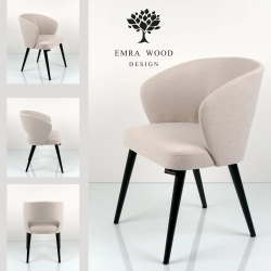 Krzesło tapicerowane DELUXE KR-8 Tkanina Spello 01