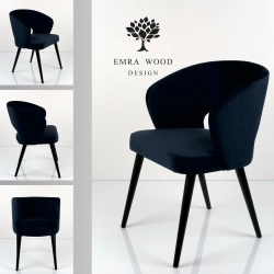 Krzesło tapicerowane DELUXE KR-8 Tkanina Piano 12