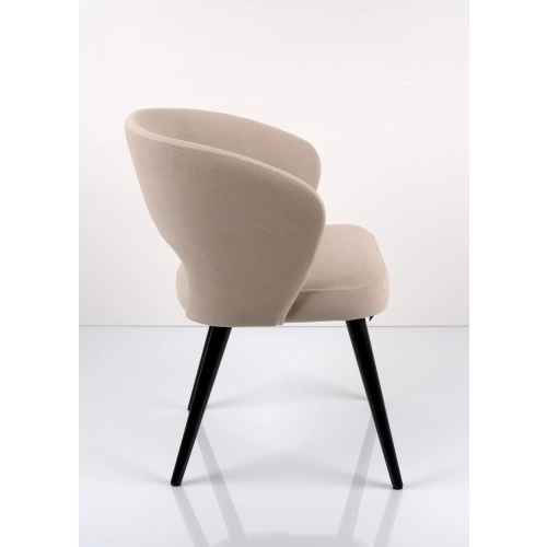 Krzesło tapicerowane DELUXE KR-8 – Tkanina Dream Velvet 202.04