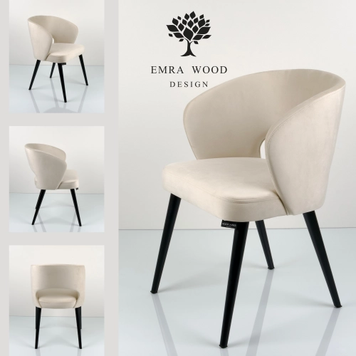 Krzesło tapicerowane DELUXE KR-8 Tkanina Piano 01