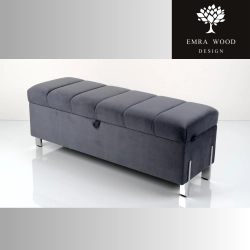 Kufer Tapicerowany Q-8 Rozmiary od 50 cm do 200 cm Tkanina Element 22