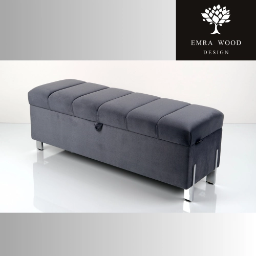 Kufer Tapicerowany Q-8 Rozmiary od 50 cm do 200 cm Tkanina Element 22