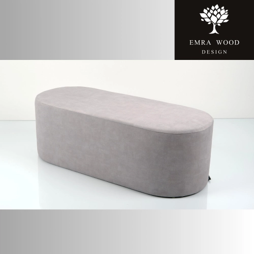 Pufa do siedzenia owalna