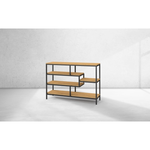 KONSOLA Z DREWNA LITEGO DĄB OLCHA SKD-335