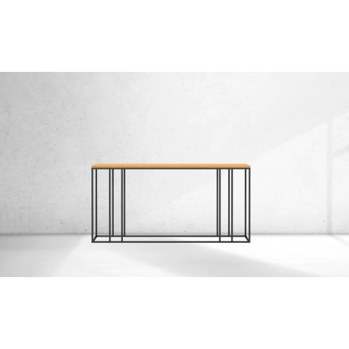 KONSOLA Z DREWNA LITEGO DĄB OLCHA SKD-338