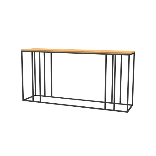 KONSOLA Z DREWNA LITEGO DĄB OLCHA SKD-338