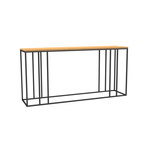 KONSOLA Z DREWNA LITEGO DĄB OLCHA SKD-338