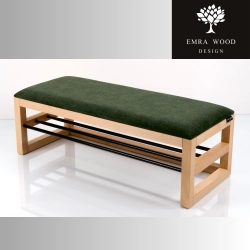 Ławka Pufa Tapicerowana Siedzisko Strong 09 LPG-504 Olcha Loft Rozmiary od 50 cm do 200 cm