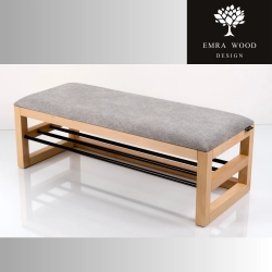 Ławka Pufa Tapicerowana Siedzisko Strong 14 LPG-504 Olcha Loft Rozmiary od 50 cm do 200 cm