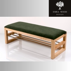 Ławka Pufa Tapicerowana Siedzisko Strong 09 LPG-504 Olcha Loft Rozmiary od 50 cm do 200 cm