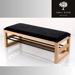 Ławka Pufa Tapicerowana Siedzisko Strong 15 LPG-504 Olcha Loft Rozmiary od 50 cm do 200 cm