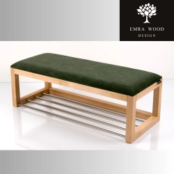 Ławka Pufa Tapicerowana Siedzisko Strong 09 LPG-505 Olcha Loft Rozmiary od 50 cm do 200 cm