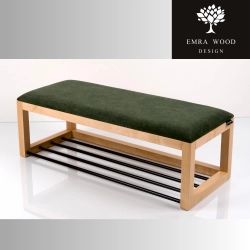 Ławka Pufa Tapicerowana Siedzisko Strong 09 LPG-505 Olcha Loft Rozmiary od 50 cm do 200 cm