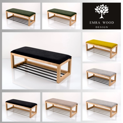 MODEL LPG-505 ŁAWECZKI TAPICEROWANE GŁADKIE Z TKANINY