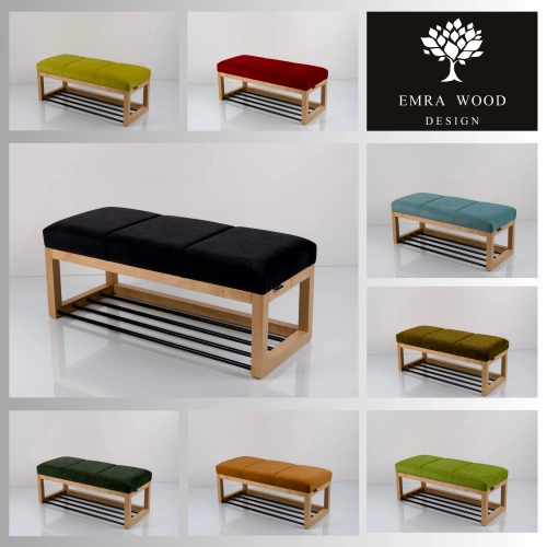 MODEL LPG-506 ŁAWECZKI TAPICEROWANE GŁADKIE Z TKANINY