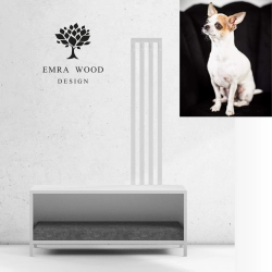 3 w 1 Legowisko  / Ławka i  Wieszakiem  LEGO-6 Biały