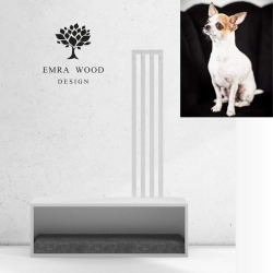 3 w 1 Legowisko  / Ławka i  Wieszakiem  LEGO-5 Biały