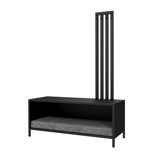 3 w 1 Legowisko  / Ławka i  Wieszakiem  LEGO-6 Czarny