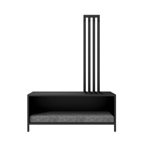 3 w 1 Legowisko  / Ławka i  Wieszakiem  LEGO-6 Czarny