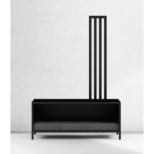 3 w 1 Legowisko  / Ławka i  Wieszakiem  LEGO-6 Czarny