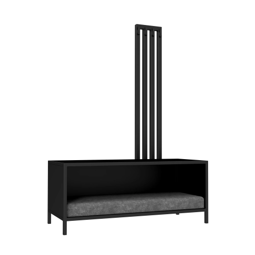 3 w 1 Legowisko  / Ławka i  Wieszakiem  LEGO-6 Czarny