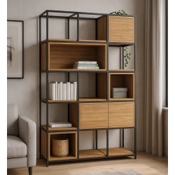 REGAŁ NA KSIĄŻKI METALOWE  RNK-180B