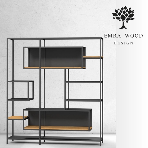 REGAŁ NA KSIĄŻKI METALOWE  RNK-178