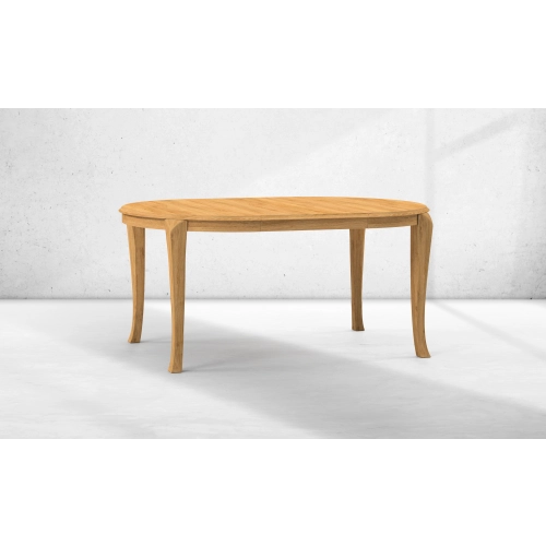 Stół ST-110A  okrągły rozkładany dębowy