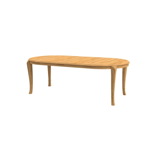 Stół ST-110A  okrągły rozkładany dębowy