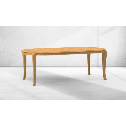 Stół ST-110A  okrągły rozkładany dębowy