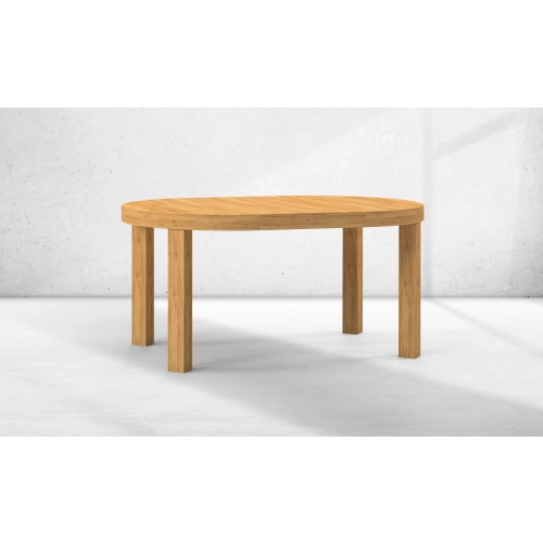 Stół ST-111A  okrągły rozładany dębowy