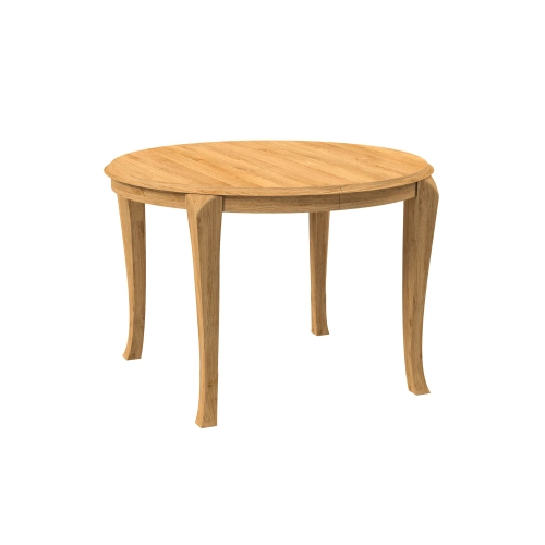 Stół ST-110A  okrągły rozkładany dębowy