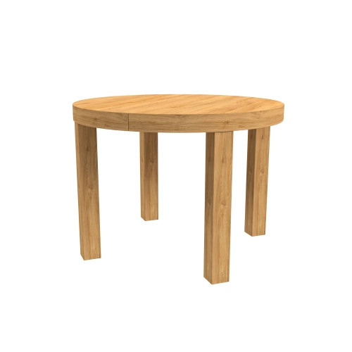Stół ST-111A  okrągły rozładany dębowy
