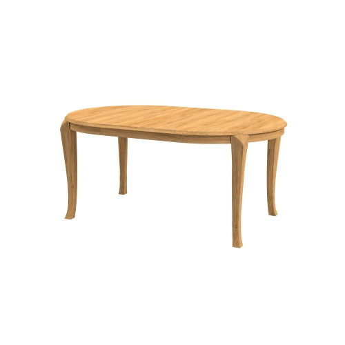 Stół ST-110A  okrągły rozkładany dębowy