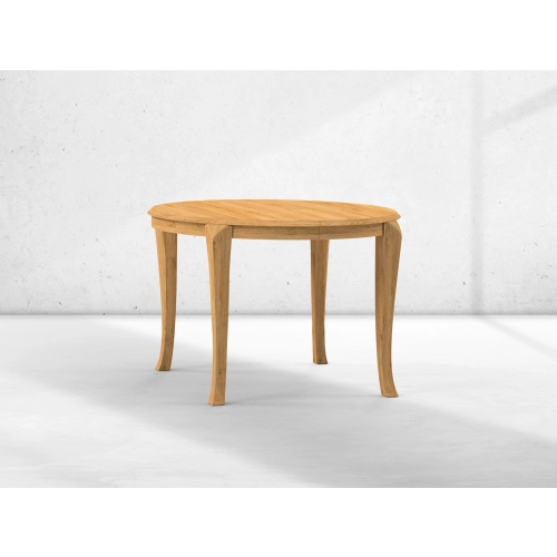 Stół ST-110A  okrągły rozkładany dębowy